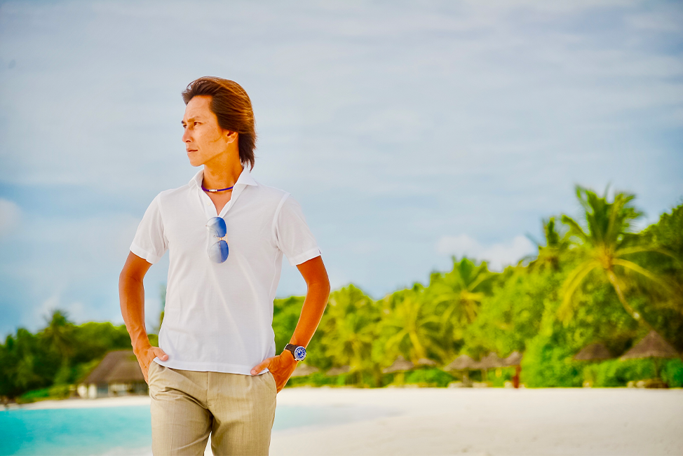 大森淳弘モルディブ写真